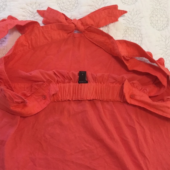 J. Crew bow top with embroidered trim - Picture 6 of 8